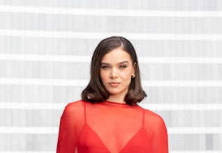 Hailee Steinfeld Hermès sheer top