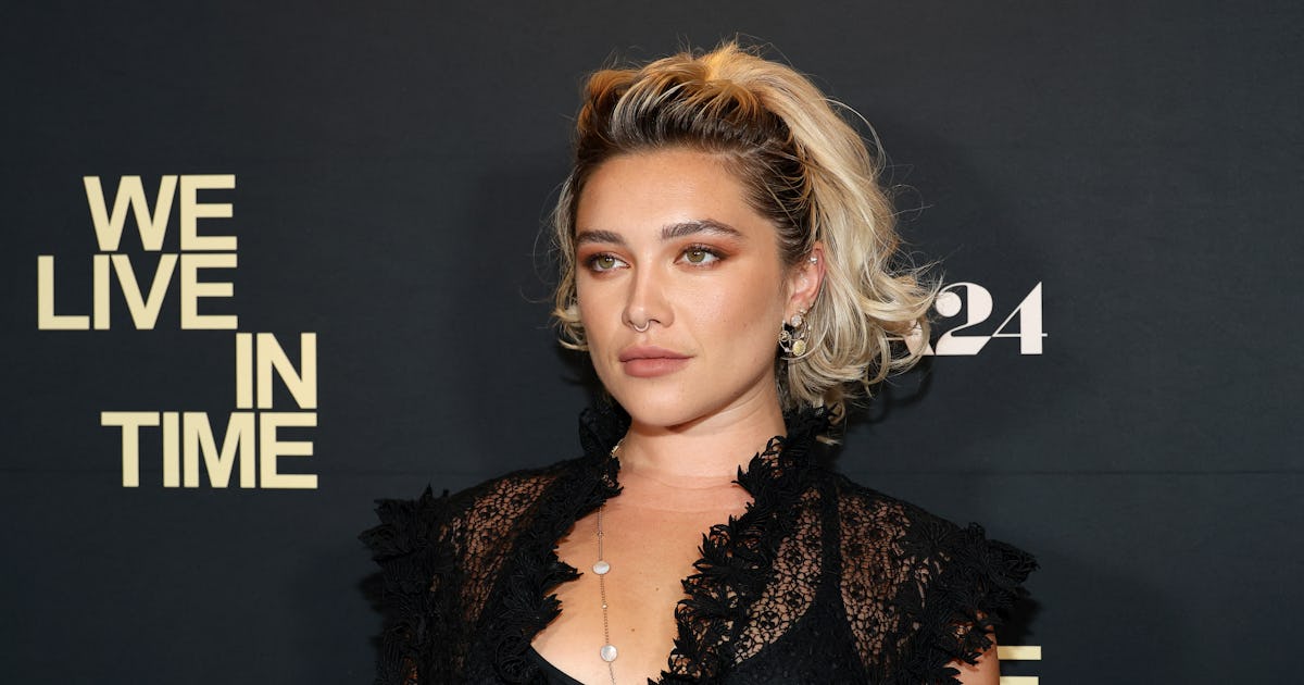 Florence Pugh Returned To The Red Carpet In A Sexy, See-Through, Bustier Mini