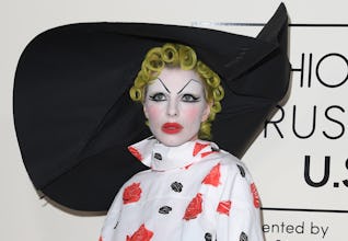 WEST HOLLYWOOD, CALIFORNIA - APRIL 08: Julia Fox arrives at the Fashion Trust U.S. Awards 2025 at Th…