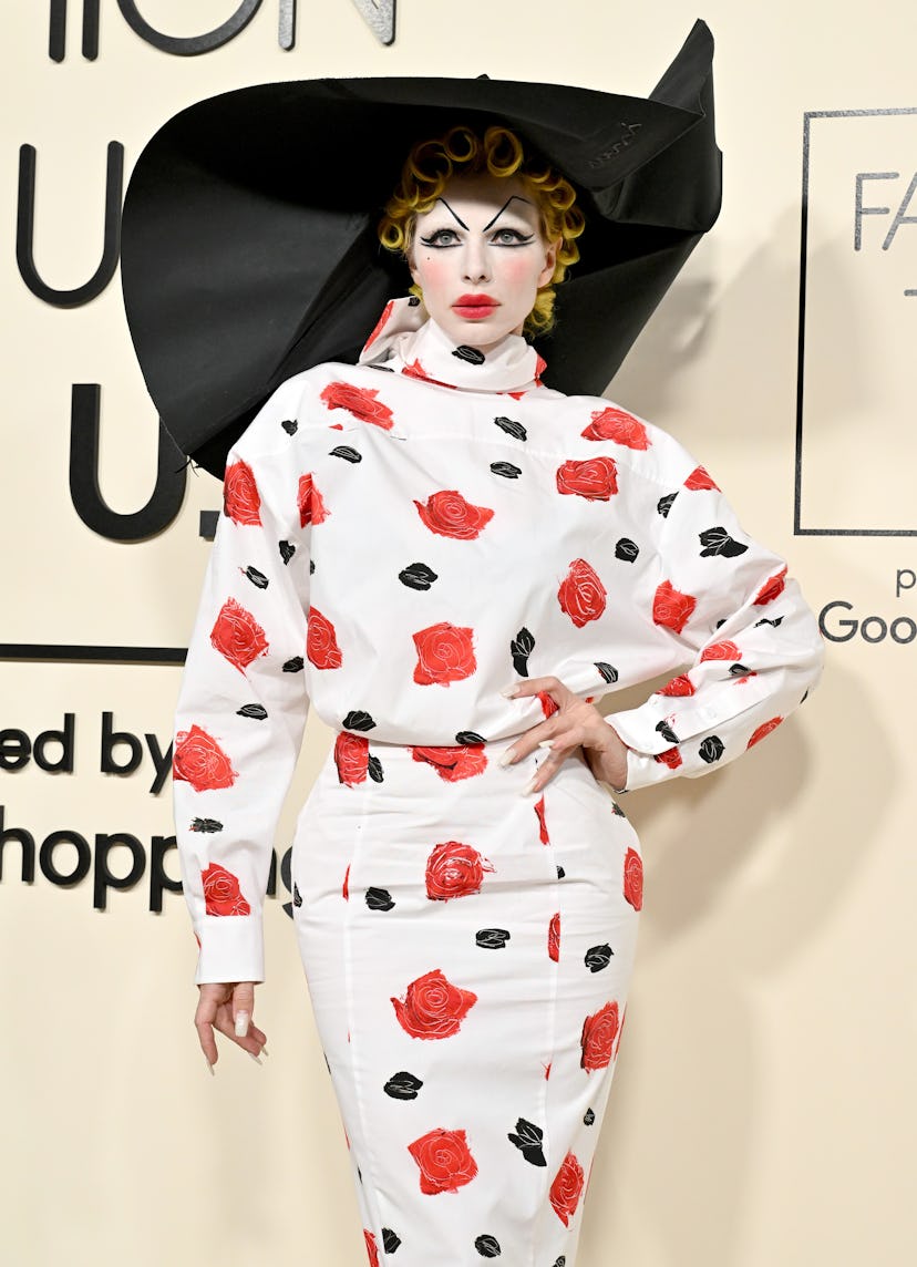 Julia Fox attends the Fashion Trust U.S. Awards 2025 at The Lot at Formosa on April 08, 2025 in West...