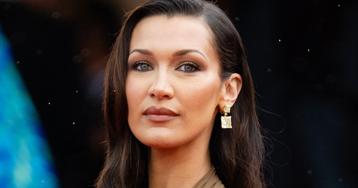 Bella Hadid's Cannes Looks Include A Plunging Corset & A Navel-Baring Crop Top