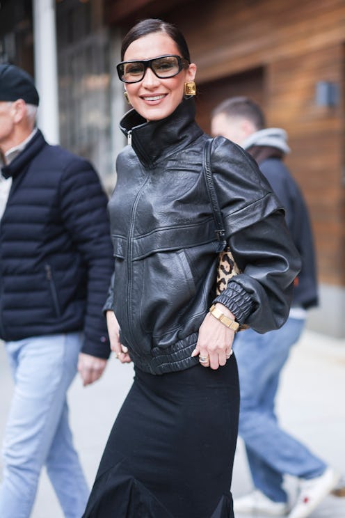 Bella Hadid is seen in SoHo on January 25, 2025 in New York City.