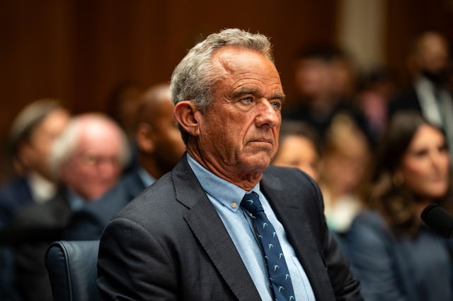 Robert F. Kennedy Jr., US secretary of Health and Human Services (HHS), during a Senate Health, Educ...