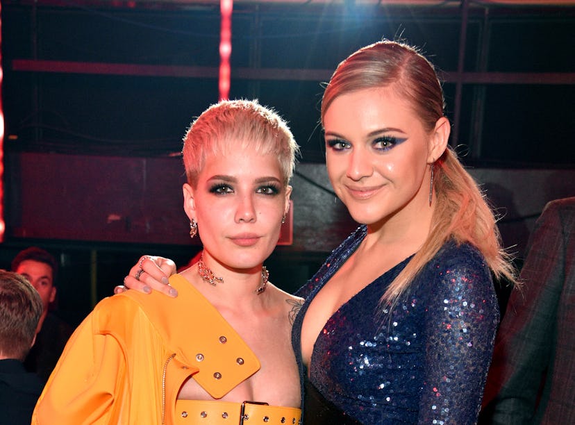Kelsea Ballerini squashed the rumors of a feud with Halsey.