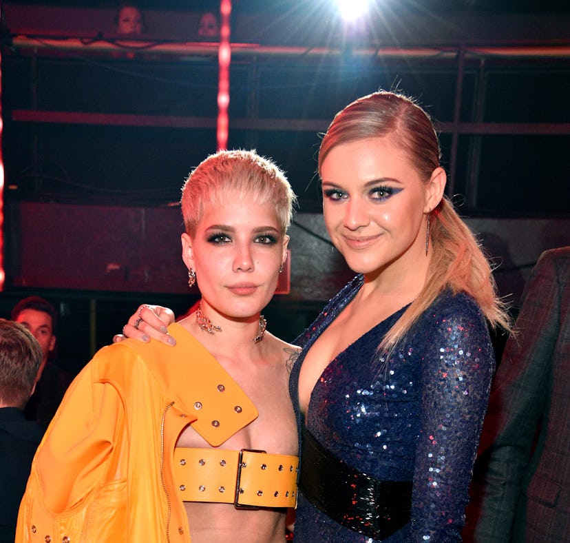 Kelsea Ballerini squashed the rumors of a feud with Halsey.