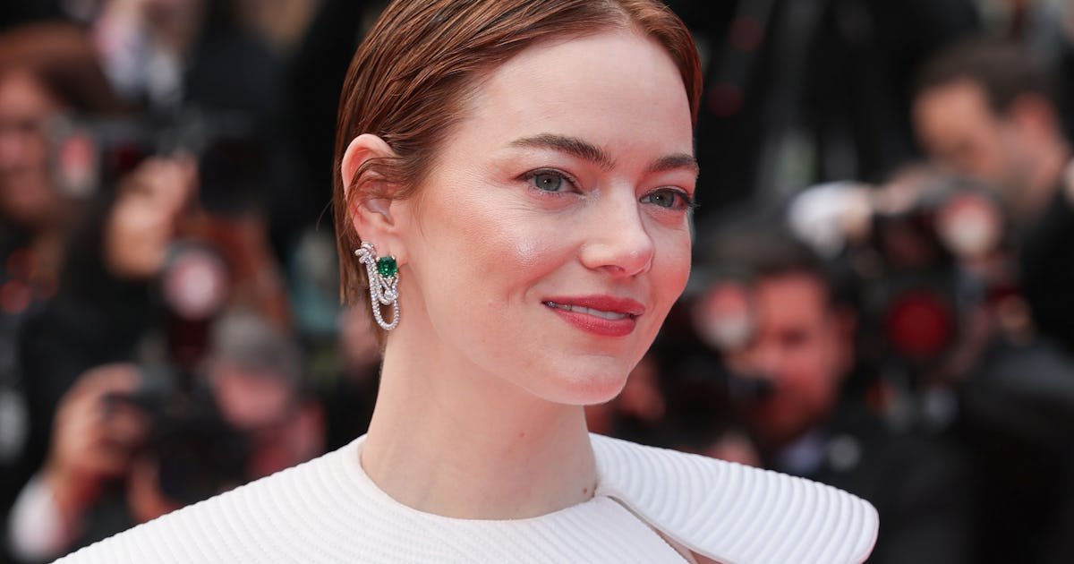 Emma Stone Embraces Bridal White in Cannes for 'Eddington' Premiere
