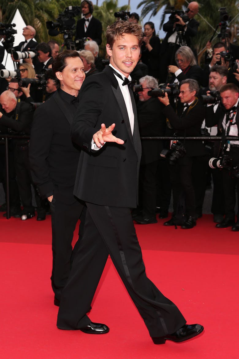 Austin Butler attends the "Eddington" red carpet at the 78th annual Cannes Film Festival at Palais d...