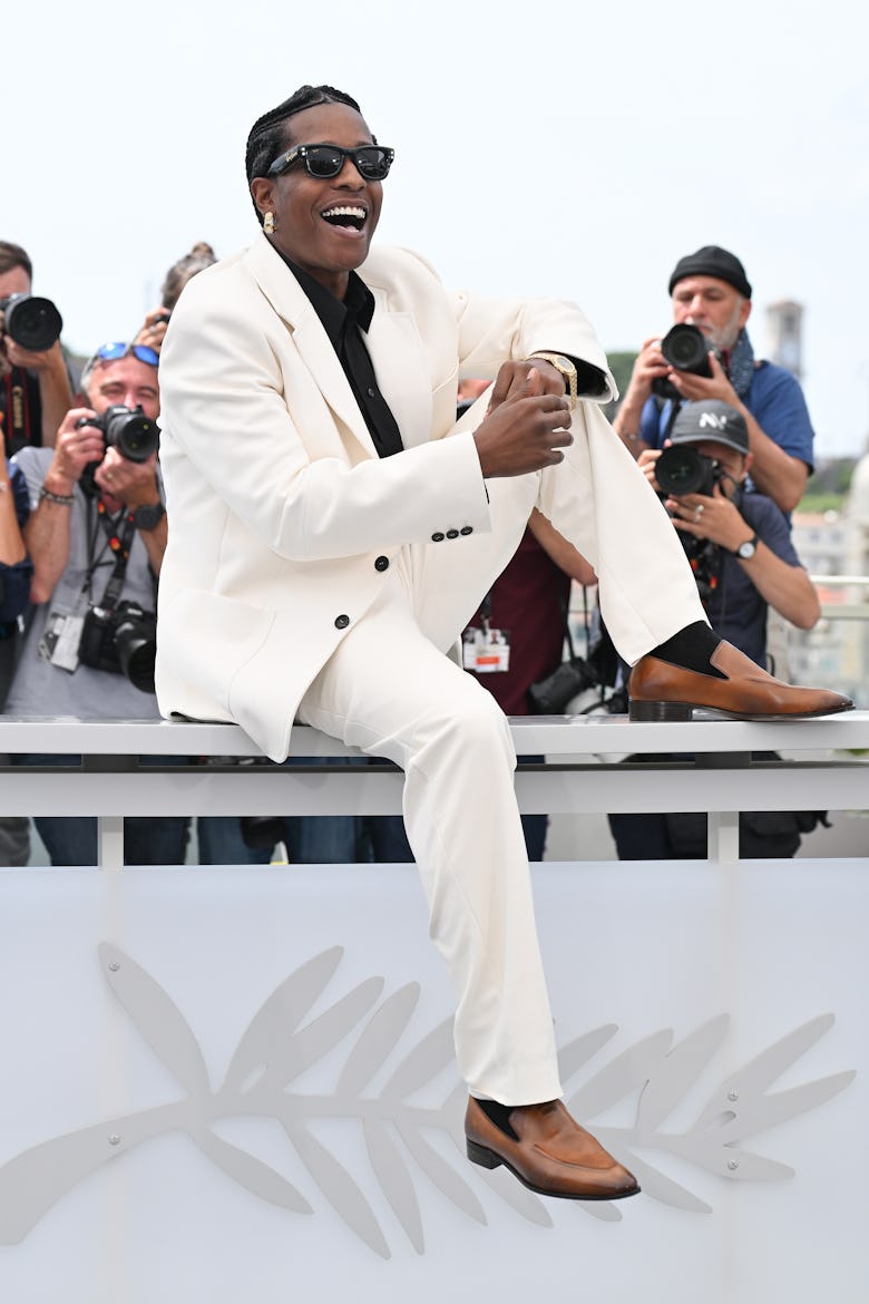 Asap Rocky poses during the "Highest 2 Lowest" photocall at the 78th annual Cannes Film Festival at ...