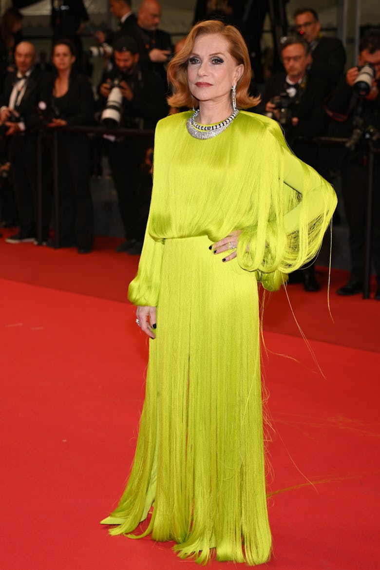 Isabelle Huppert attends the "La Femme La Plus Riche Du Monde" (The Richest Woman In The World) red ...