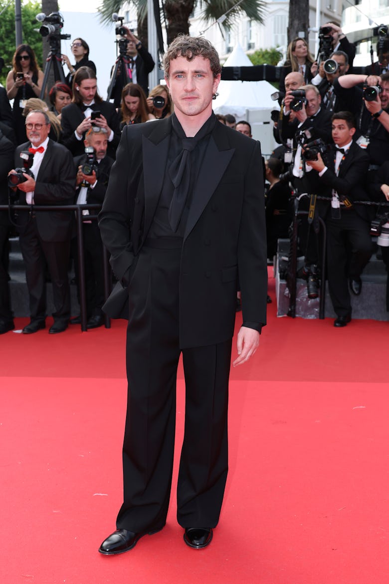 Paul Mescal attends the "The History Of Sound" red carpet at the 78th annual Cannes Film Festival at...