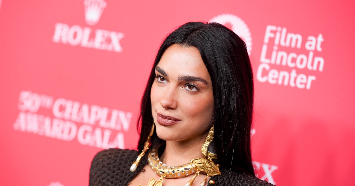 Dua Lipa's Skirt Was So Sheer, It Was Totally See-Through