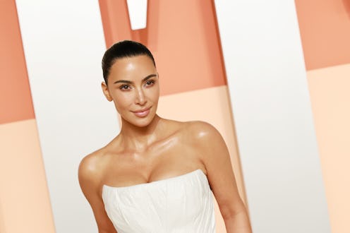 BEVERLY HILLS, CALIFORNIA - MARCH 02: Kim Kardashian attends the 2025 Vanity Fair Oscar Party Hosted...