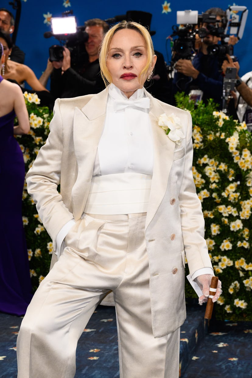 Madonna attending the Metropolitan Museum of Art Costume Institute Benefit Gala 2025 in New York, US...