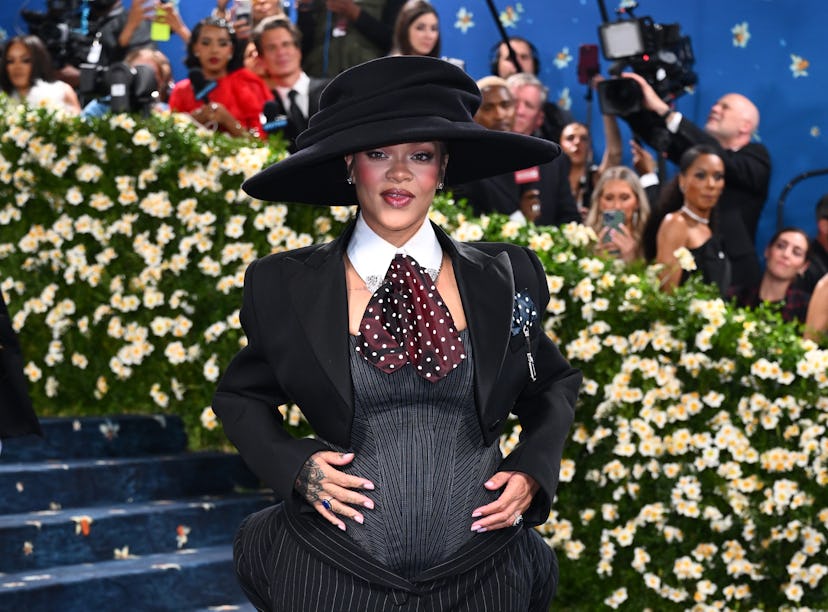 Rihanna attending the Metropolitan Museum of Art Costume Institute Benefit Gala 2025 in New York, US...