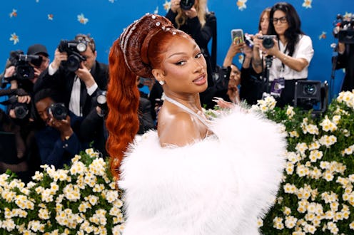 NEW YORK, NEW YORK - MAY 05: Megan Thee Stallion attends "Superfine: Tailoring Black Style", the 202...