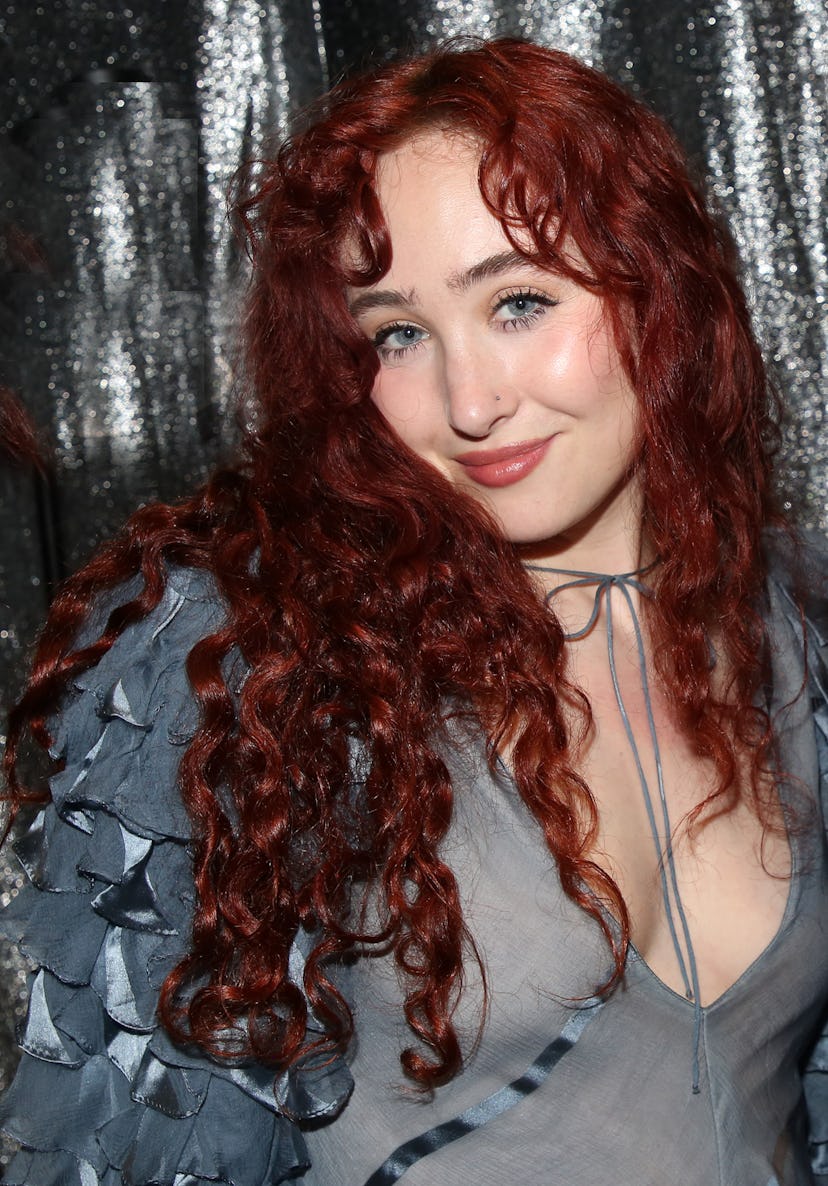 Chappell Roan poses backstage at the hit play "Oh, Mary!" on Broadway at The Lyceum Theatre on May 7...