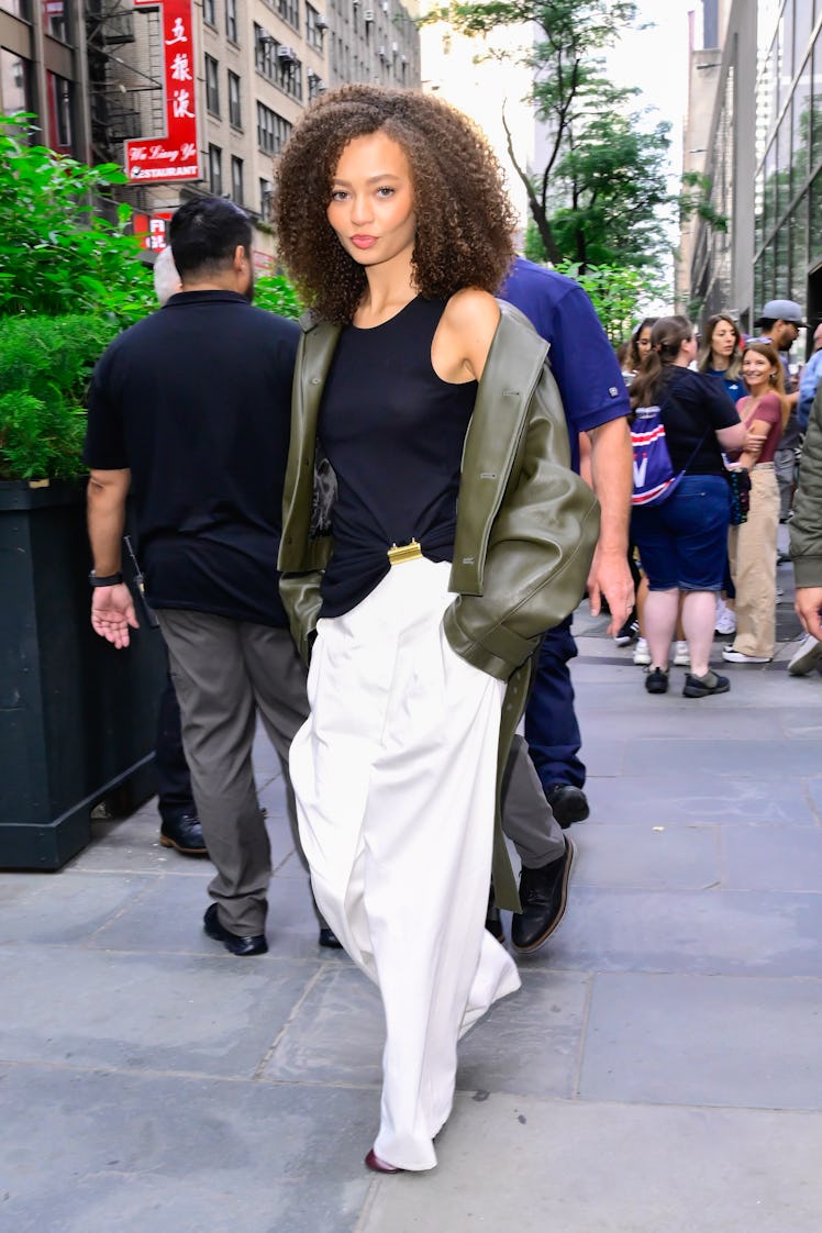 NEW YORK, NEW YORK - JUNE 11: Nico Parker is seen outside NBC Studios on June 11, 2025 in New York C...