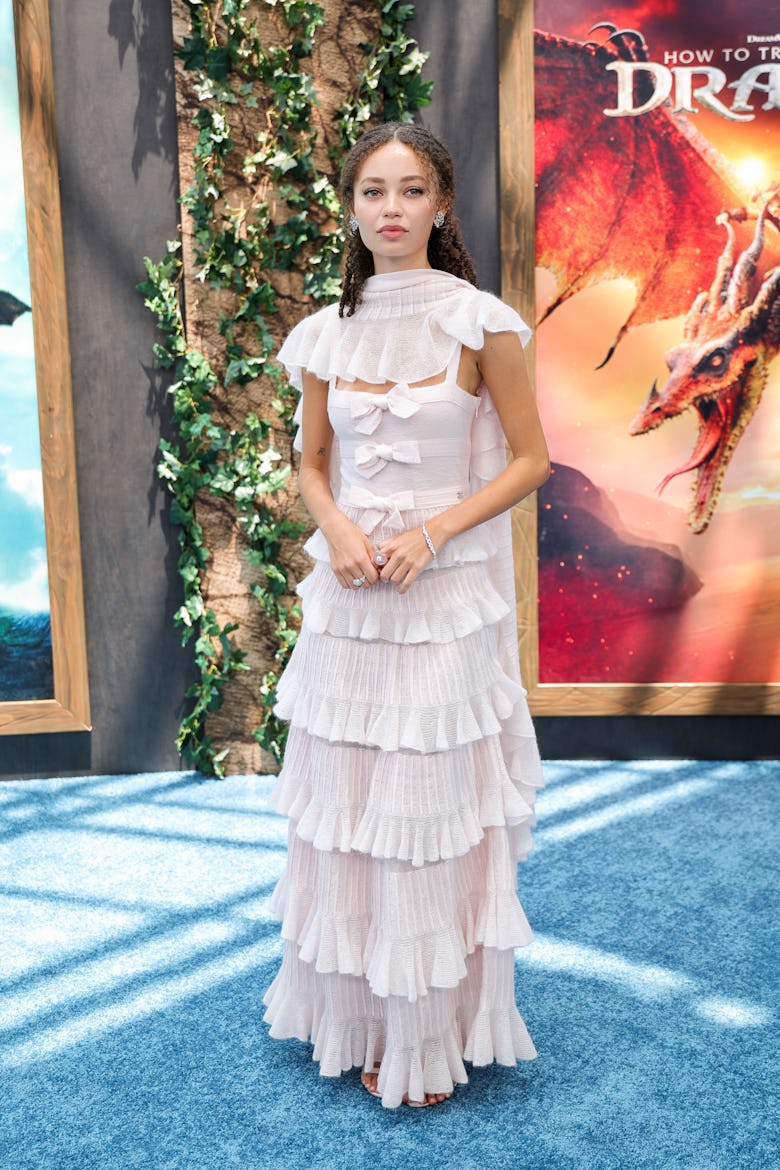Nico Parker attends Universal Pictures presents the Los Angeles premiere of DreamWorks "How To Train...