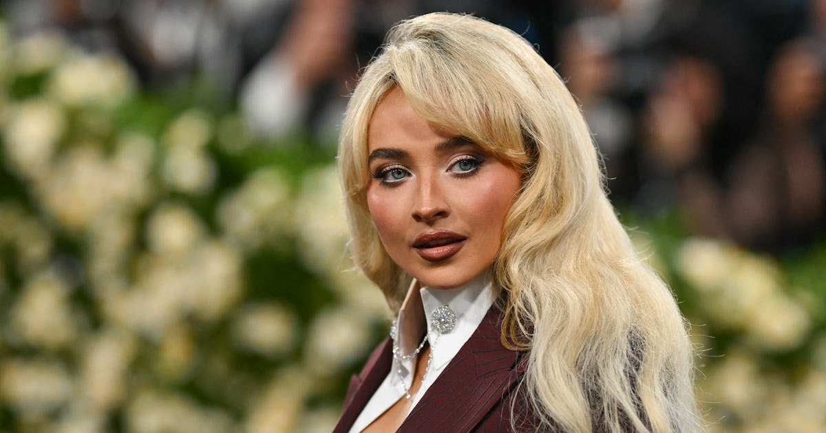 Sabrina Carpenter Wore A Teeny-Tiny Dress In A New Versace Campaign