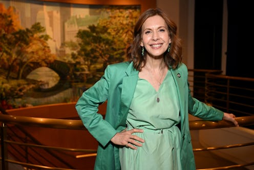 NEW YORK, NEW YORK - MAY 08: Jessica Hecht attends the 78th Annual Tony Awards Meet The Nominees Pre...