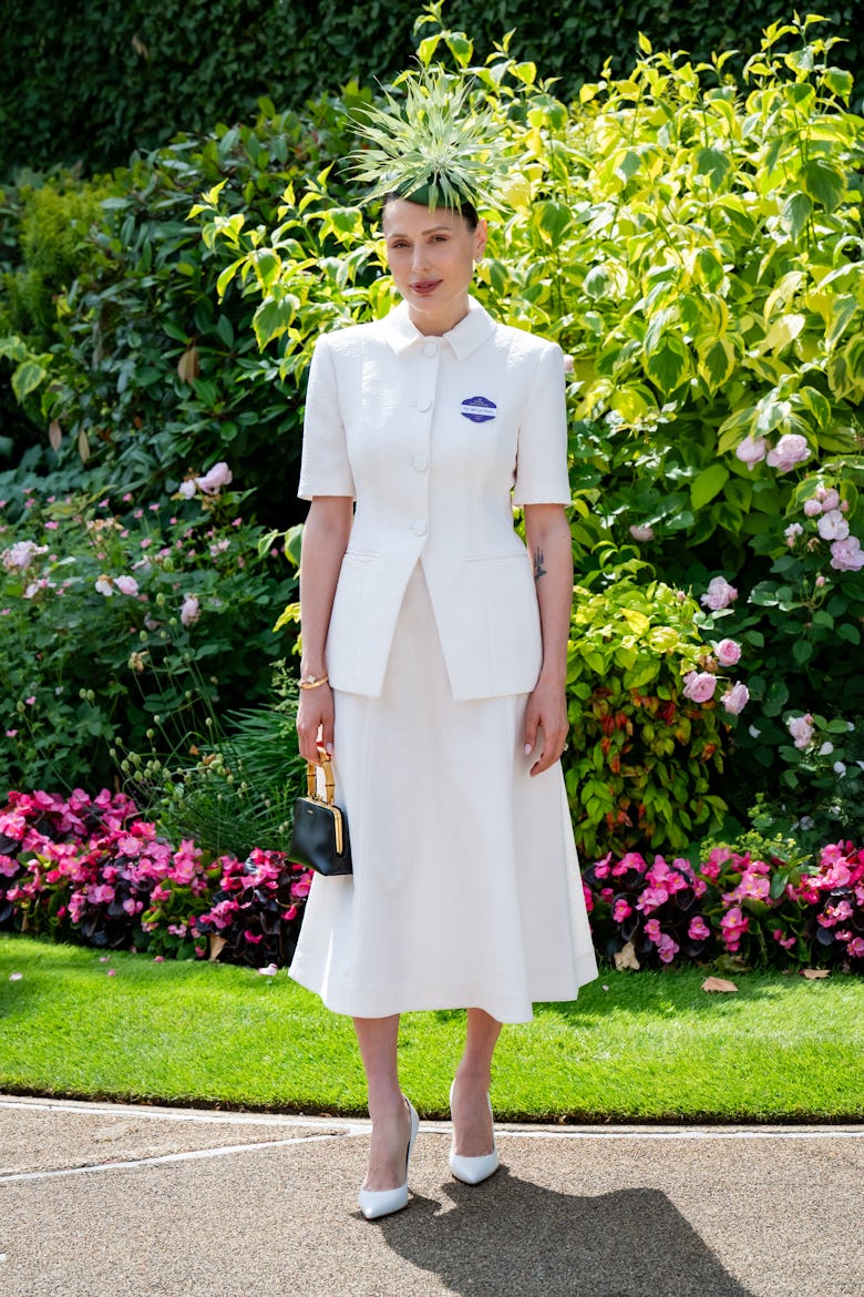 Valerie Stark attends the 1st day of Royal Ascot on June 17, 2025 in Ascot, England.