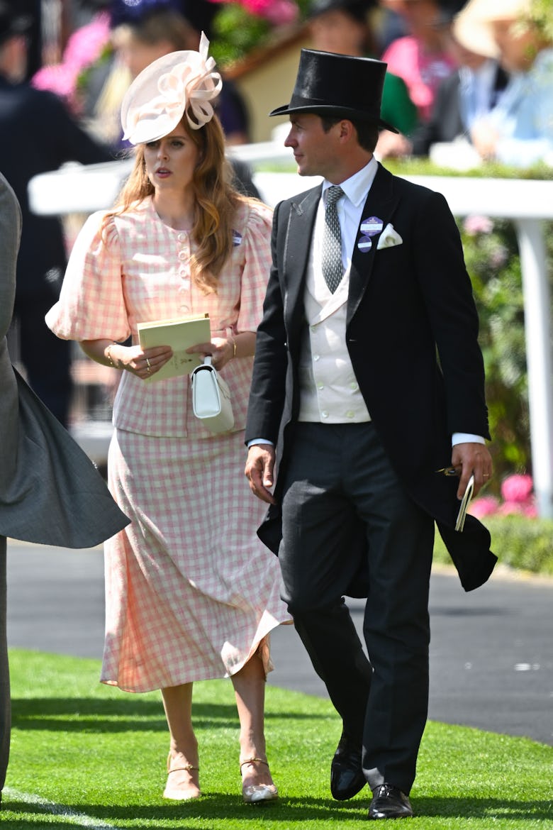 Princess Beatrice of York and Edoardo Mapelli Mozzi attend day one of Royal Ascot at Ascot Racecours...