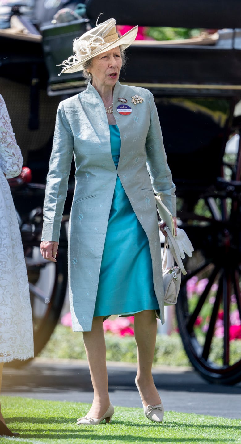 Princess Anne, Princess Royal attends day one of Royal Ascot at Ascot Racecourse on June 17, 2025 in...