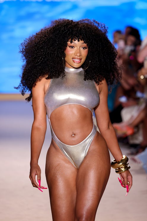 Megan Thee Stallion wore underboob-baring bikinis for the summer.