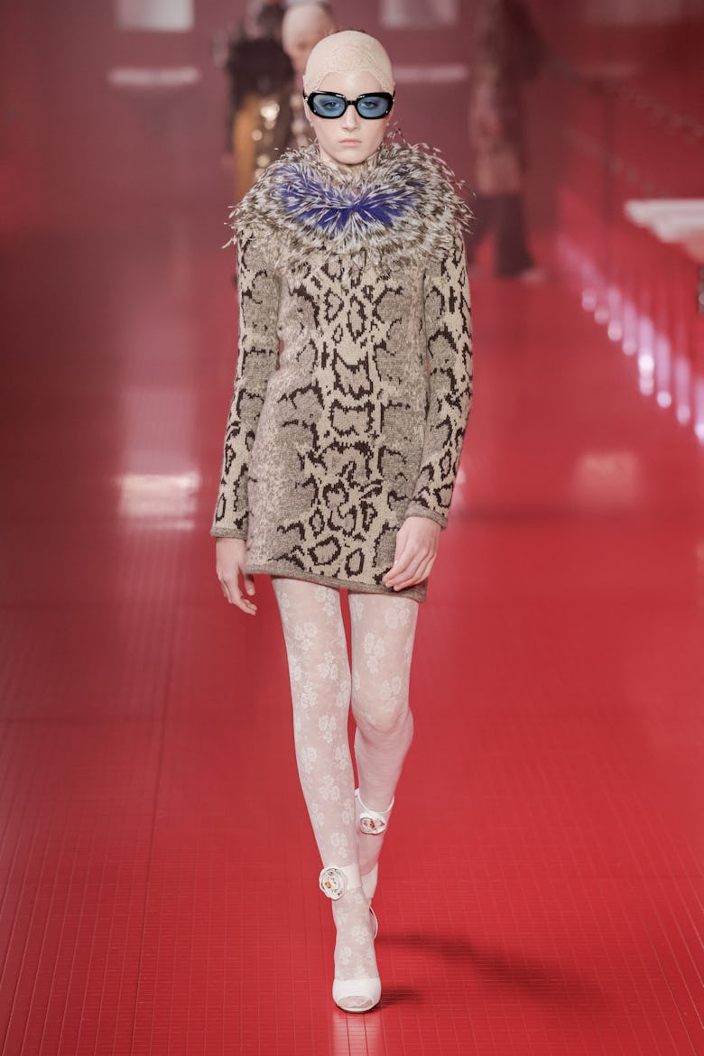 PARIS, FRANCE - MARCH 09: Kai Schreiber walks the runway during the Valentino Ready to Wear Fall/Win...