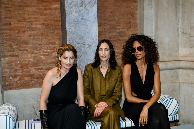 Laetitia Casta, Alexa Chung, Cindy Bruna at the Max Mara Resort 2026 Show held at the Reggia di Case...