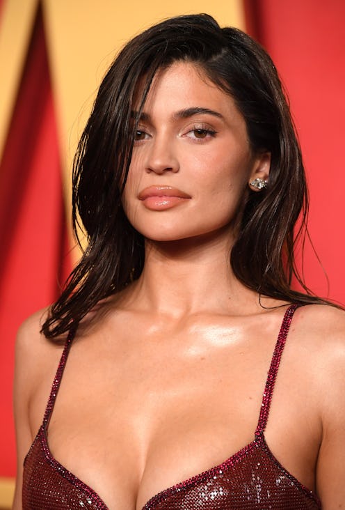 Kylie Jenner arrives at the 2024 Vanity Fair Oscar Party Hosted By Radhika Jones at Wallis Annenberg...