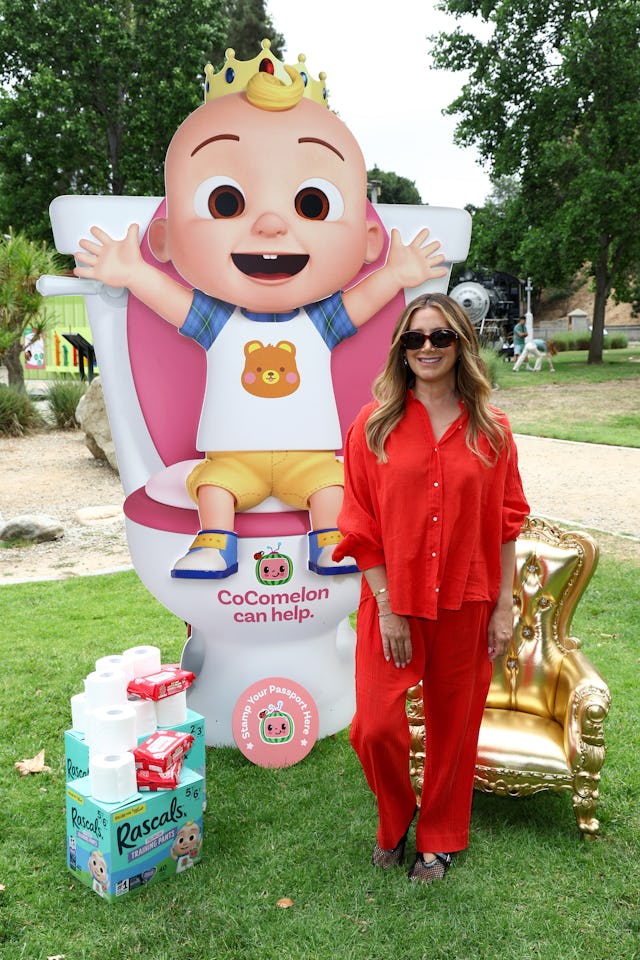 LOS ANGELES, CALIFORNIA - JUNE 21: Ashley Tisdale attends CoComelon "Gotta Go Zone" Potty Training P...