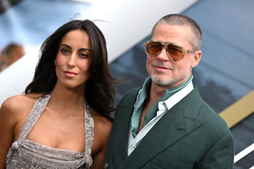 Ines de Ramon and Brad Pitt European Premiere F1 The Movie