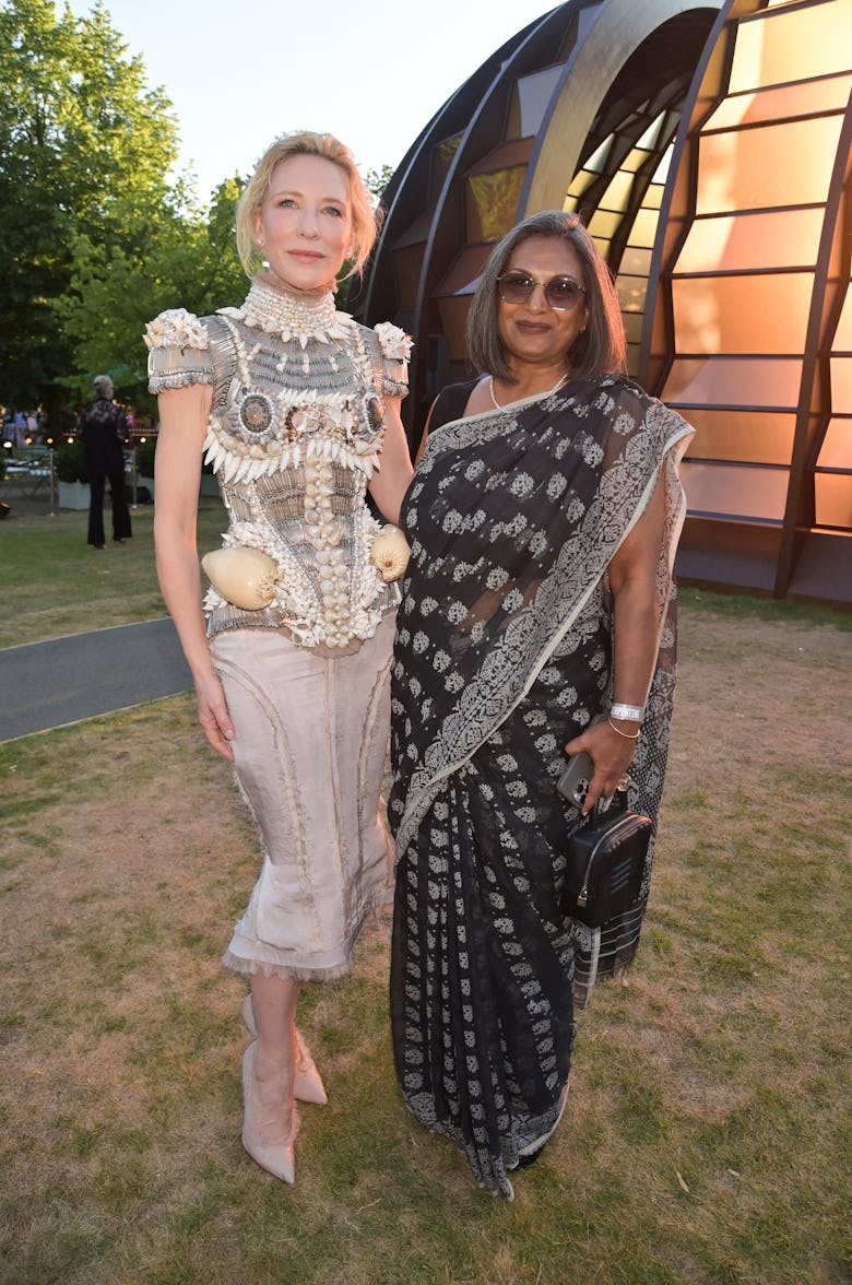 LONDON, ENGLAND - JUNE 24: Cate Blanchett and Marina Tabassum attend The Serpentine Summer Party 202...