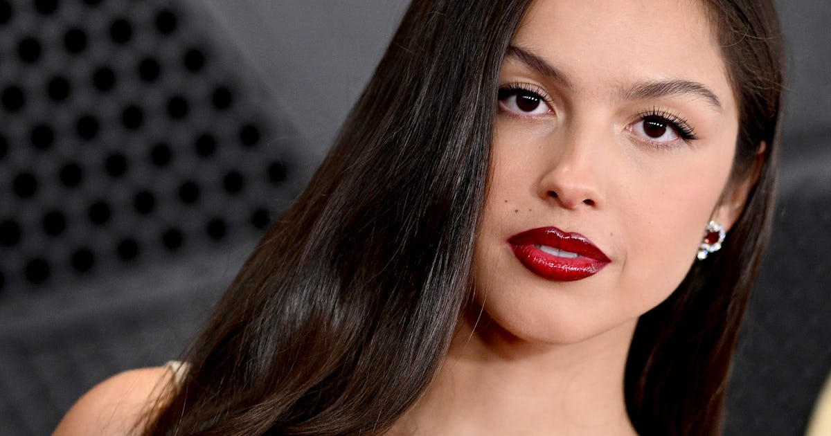 Olivia Rodrigo's Leather Bra & Leopard Bodysuit Combo Was A Punk Princess Slay