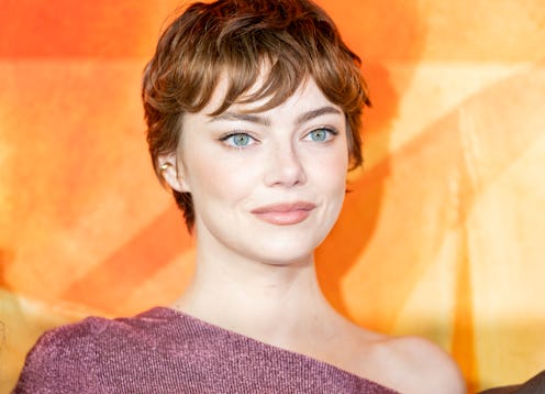 emma stone pink dress eddington premiere