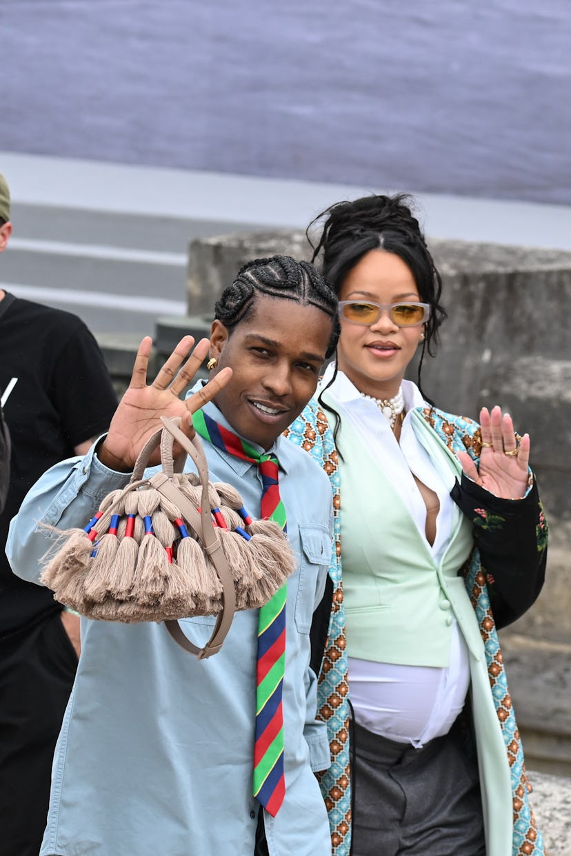 Дебют Dior Homme от Джонатана Андерсона: знаменитое шоу на Paris Fashion Week 1 Рианна а $ ap rocky dior дебют Андерсон Париж