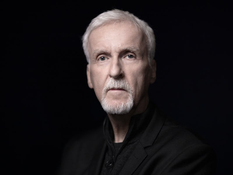 Canadian filmmaker James Cameron, poses during a photo session in Paris ahead of the opening of the ...