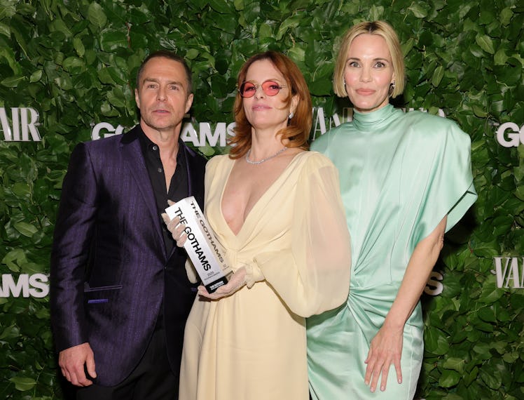 Sam Rockwell, Parker Posey, and Leslie Bibb attend The Gotham TV Awards at Cipriani Wall Street on J...