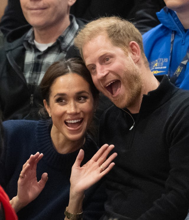 VANCOUVER, BRITISH COLUMBIA - FEBRUARY 09: Prince Harry, Duke of Sussex and Meghan, Duchess of Susse...