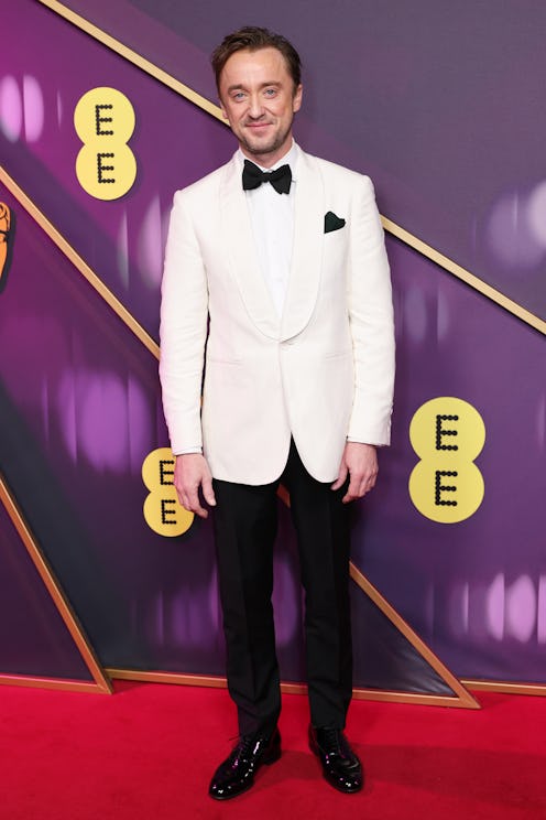 Tom Felton attends the 2025 EE BAFTA Film Awards at The Royal Festival Hall on February 16, 2025 in ...