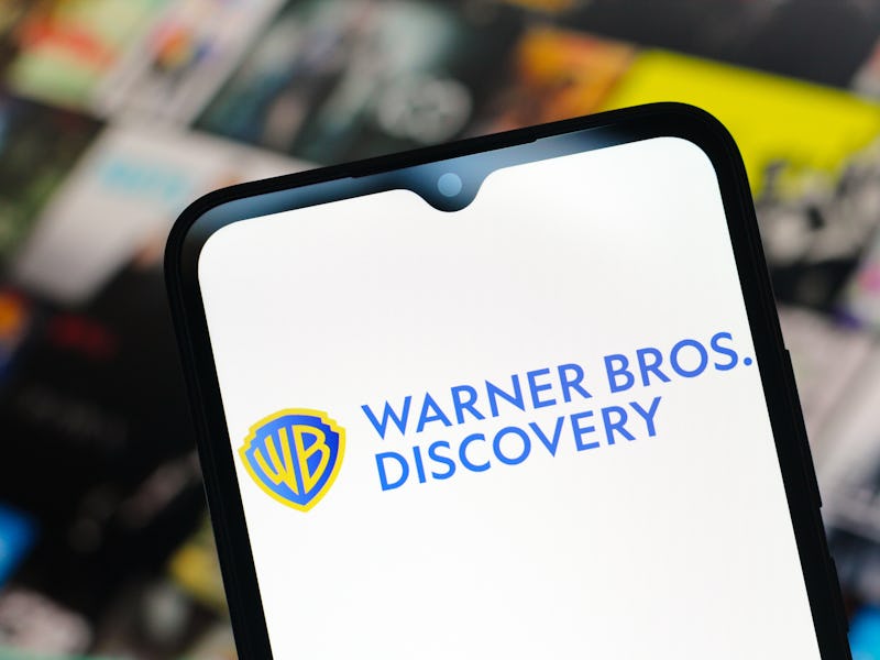 CANADA - 2025/06/03: In this photo illustration, the Warner Bros. Discovery logo is seen displayed o...