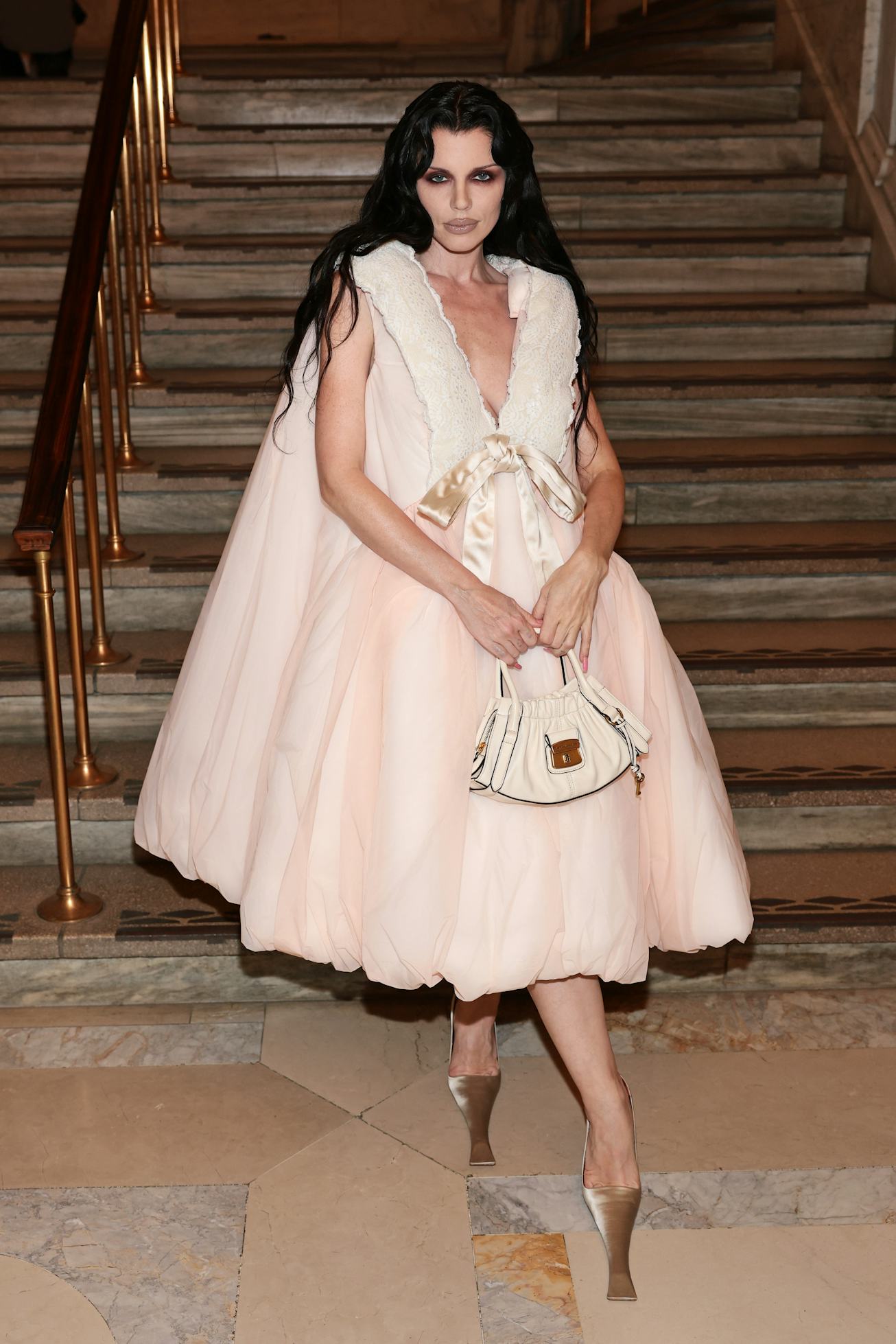 NEW YORK, NEW YORK - JUNE 30: Julia Fox attends the Marc Jacobs 2026 Runway Show at New York Public ...