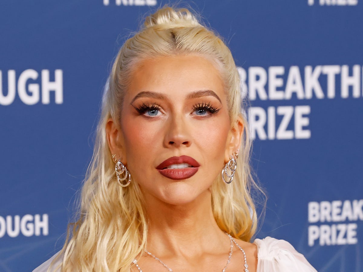 Christina Aguilera's Black Lipstick Is A Bold Choice For Summer