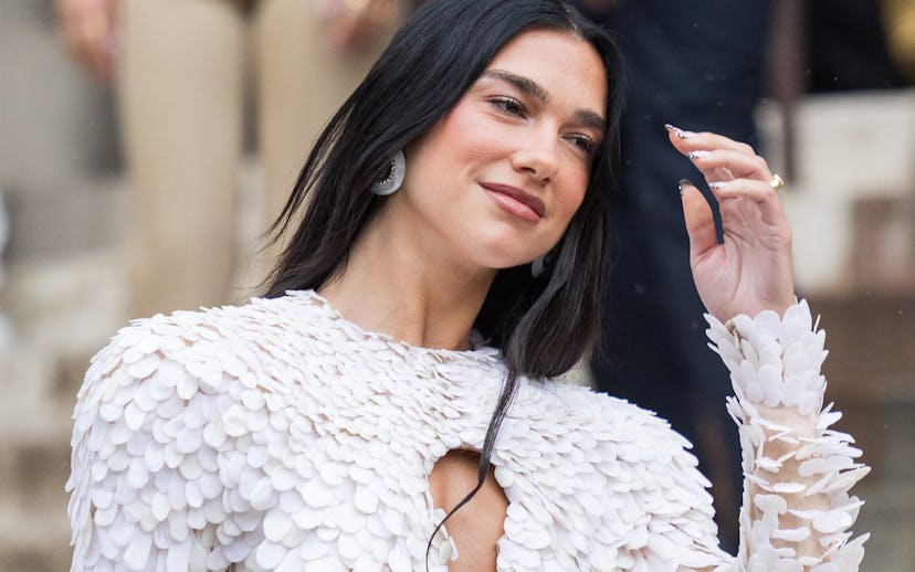 PARIS, FRANCE - JULY 07: Dua Lipa attends the Schiaparelli Haute Couture Fall/Winter 2025/2026 show ...