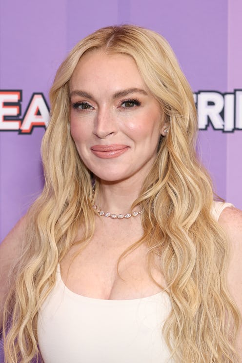 Lindsay Lohan attends the Freakier Friday NYC Special Screening on July 28, 2025 in New York City