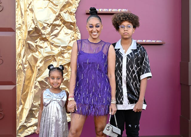 Cairo Hardrict, Tia Mowry and Cree Taylor Hardrict attend the Los Angeles Premiere of Warner Bros. "...