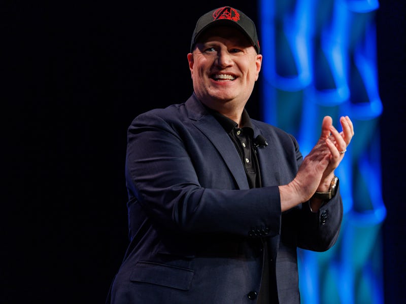 Kevin Feige at the Featured Session "The Future of World-Building at Disney" during SXSW Conference ...