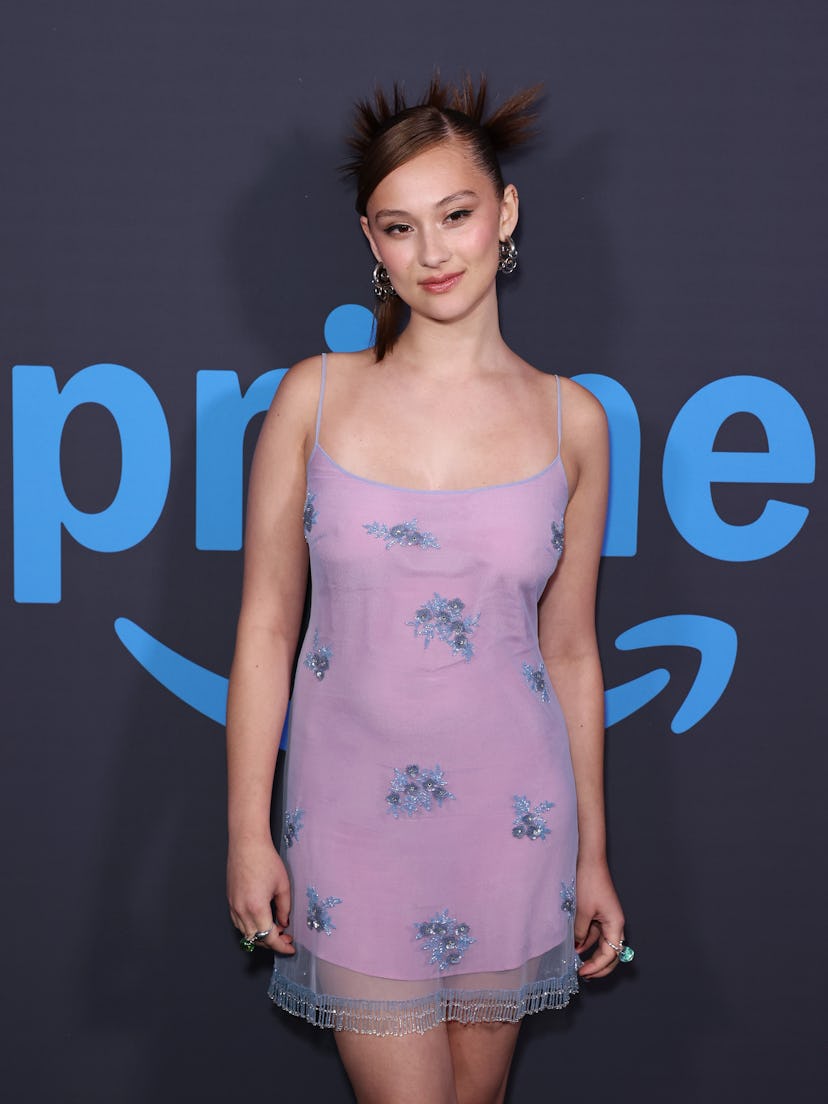 Lola Tung poses at Machine Hall on July 30, 2025 in Sydney, Australia.