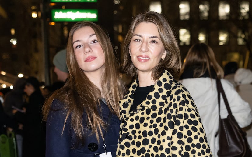 NEW YORK, NEW YORK - FEBRUARY 03: Cosima Croquet Mars and Sofia Coppola are seen leaving Marc Jacobs...